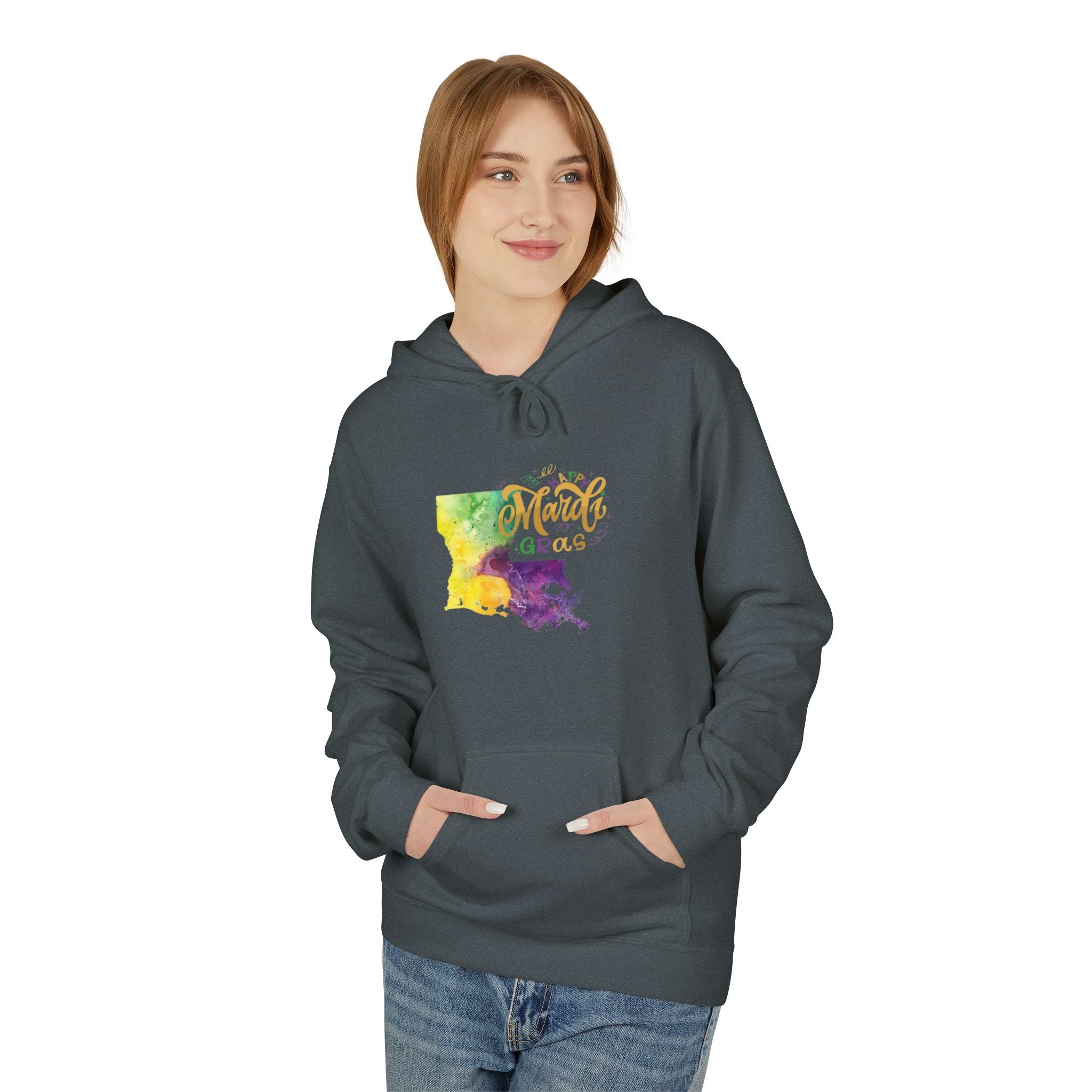New Mexico Watercolor 'Amarillo' Hoodie — Southwestern State Pride Pullover