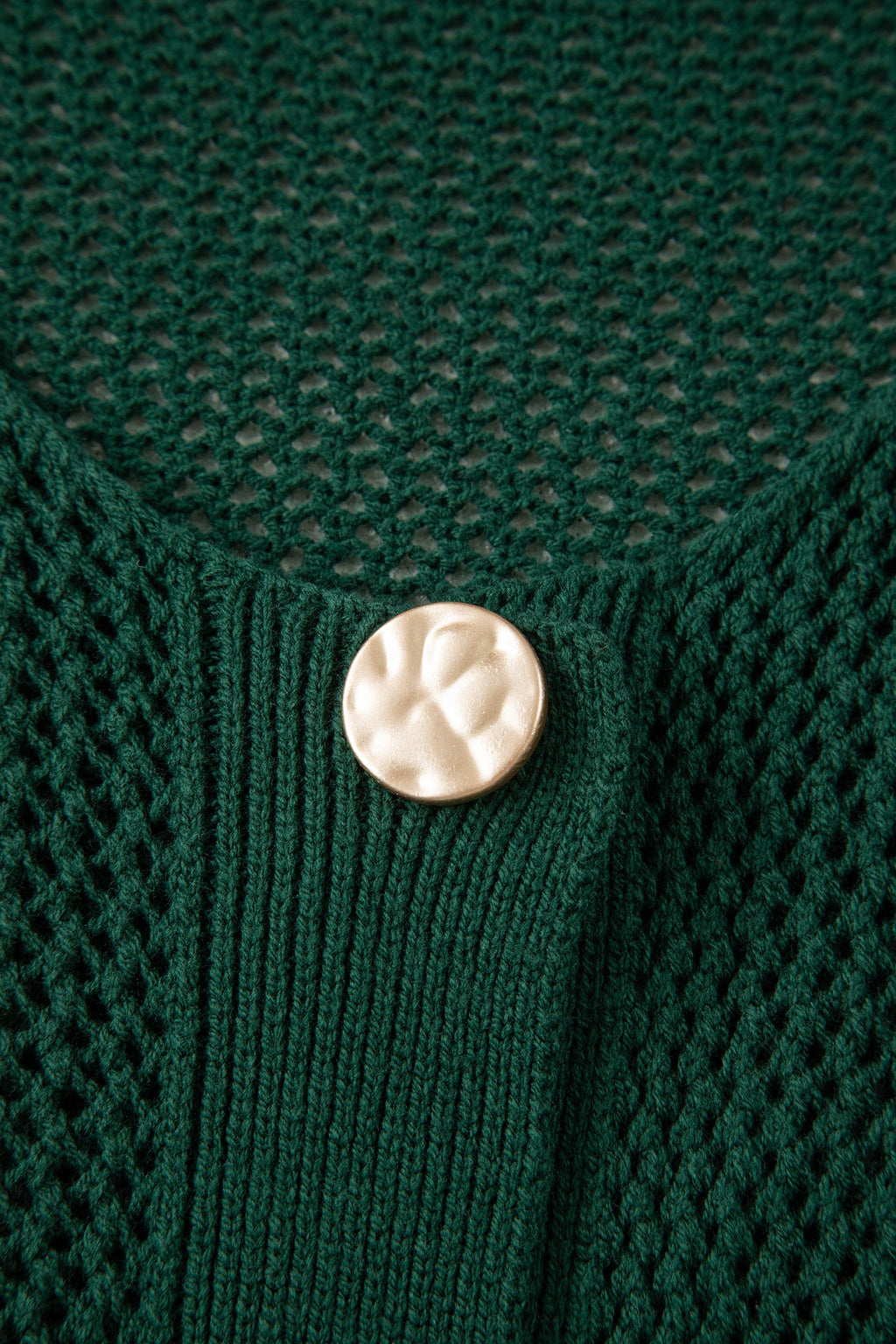 Green with Gold accent PLUS Cardigan