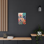 Floral Dreamscape Matte Canvas Print — Stretched 1.25"