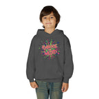 Youth Hoodie — "Embrace the Weird" Colorful Graffiti Graphic