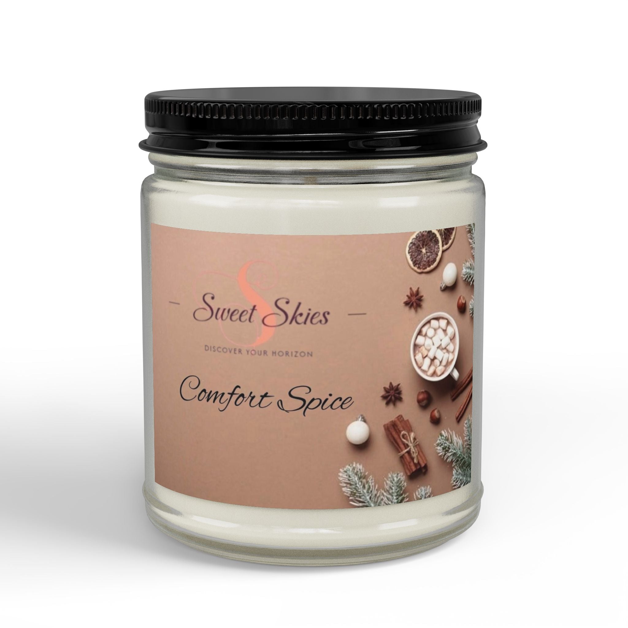 Comfort Spice Soy Candle — Scented Jar Candle (9oz)