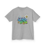 Kids Tee — "Stay Wild" Graffiti Daisy Graphic