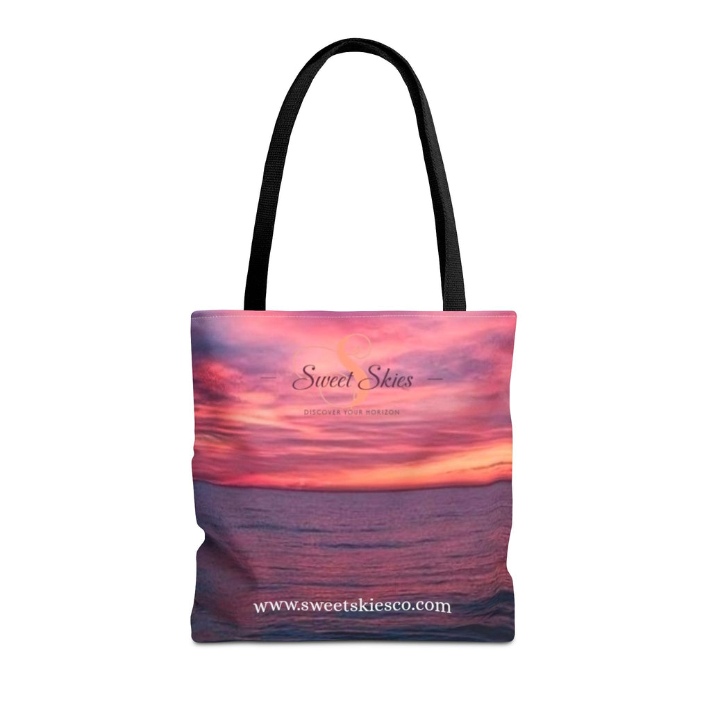 Sunset Beach Tote Bag – "Sweet Skies" Scenic All-Over Print