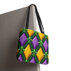 Mardi Gras Diamond Pattern Tote
