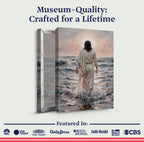 Jesus Christ Walking On Water Faith Wall Art VII