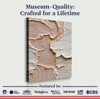 Ivory Minimalist Abstract Wall Art