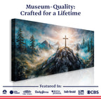 Cross On A Hill Faith Wall Art III