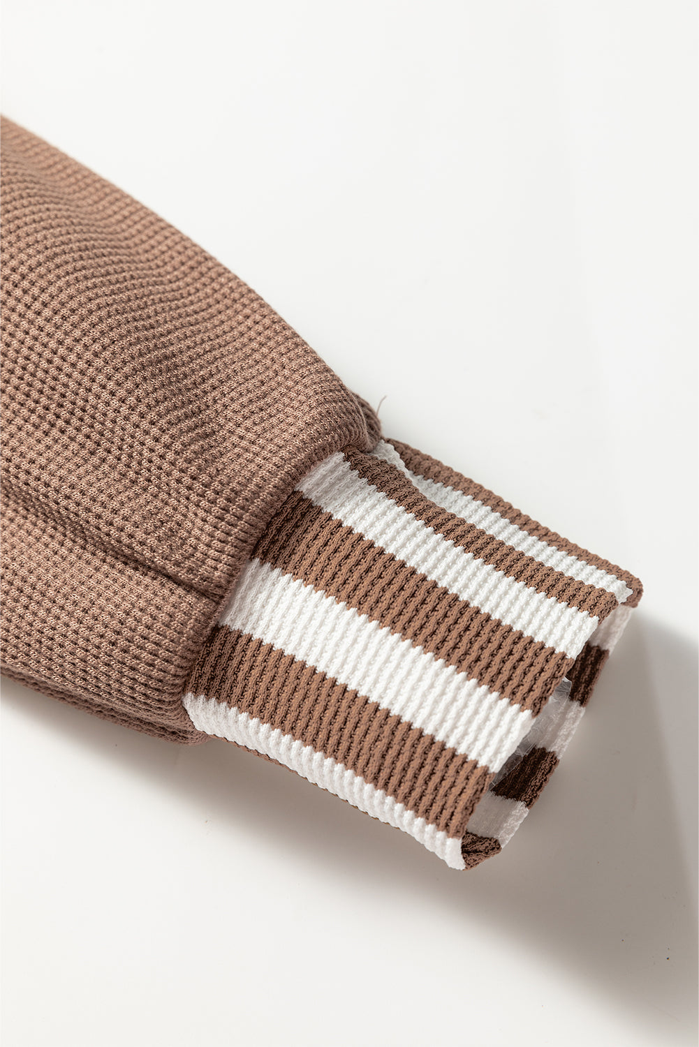 Striped Patchwork Drawstring Hoodie
