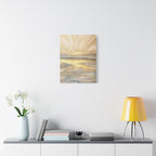 Golden Sunrise Seascape Canvas