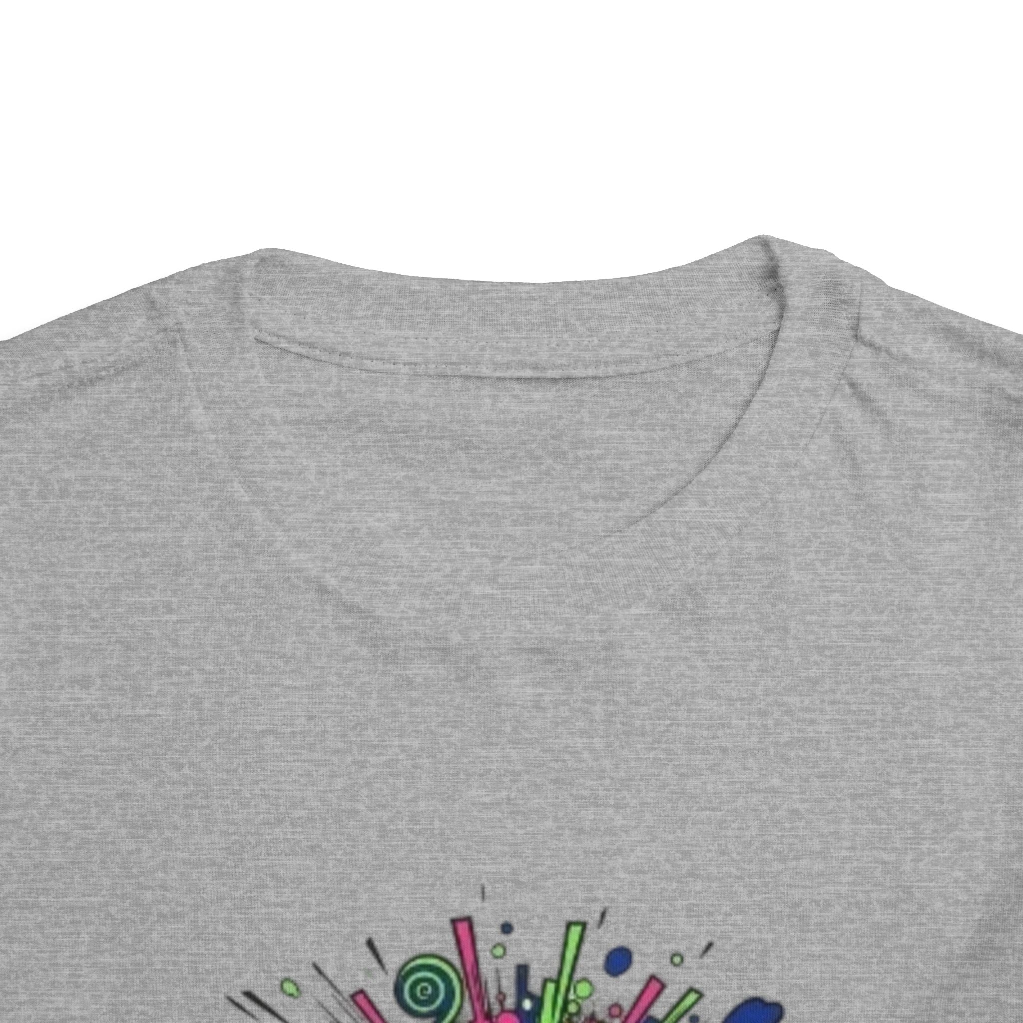 Toddler Tee — 'Embrace Your Weird' Colorful Graffiti Kids Shirt