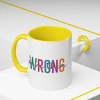 Accent Coffee Mug — "Prove Them Wrong" Colorful Motivational Ceramic Mug (11/15oz)