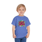 Toddler Tee - "Just Vibes!" Colorful Retro Graphic Kids T‑Shirt