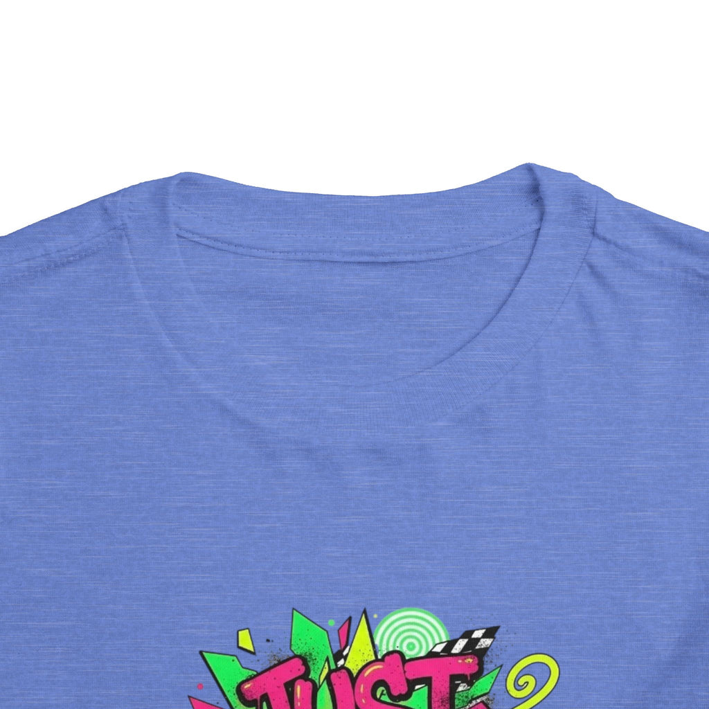 Toddler Tee - "Just Vibes!" Colorful Retro Graphic Kids T‑Shirt