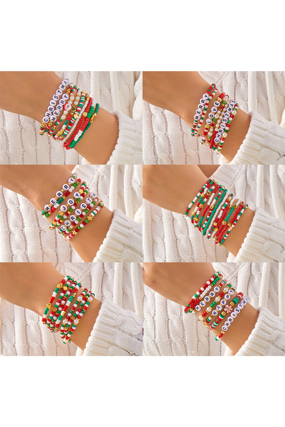 Paislee Christmas Fashion Bracelet Set