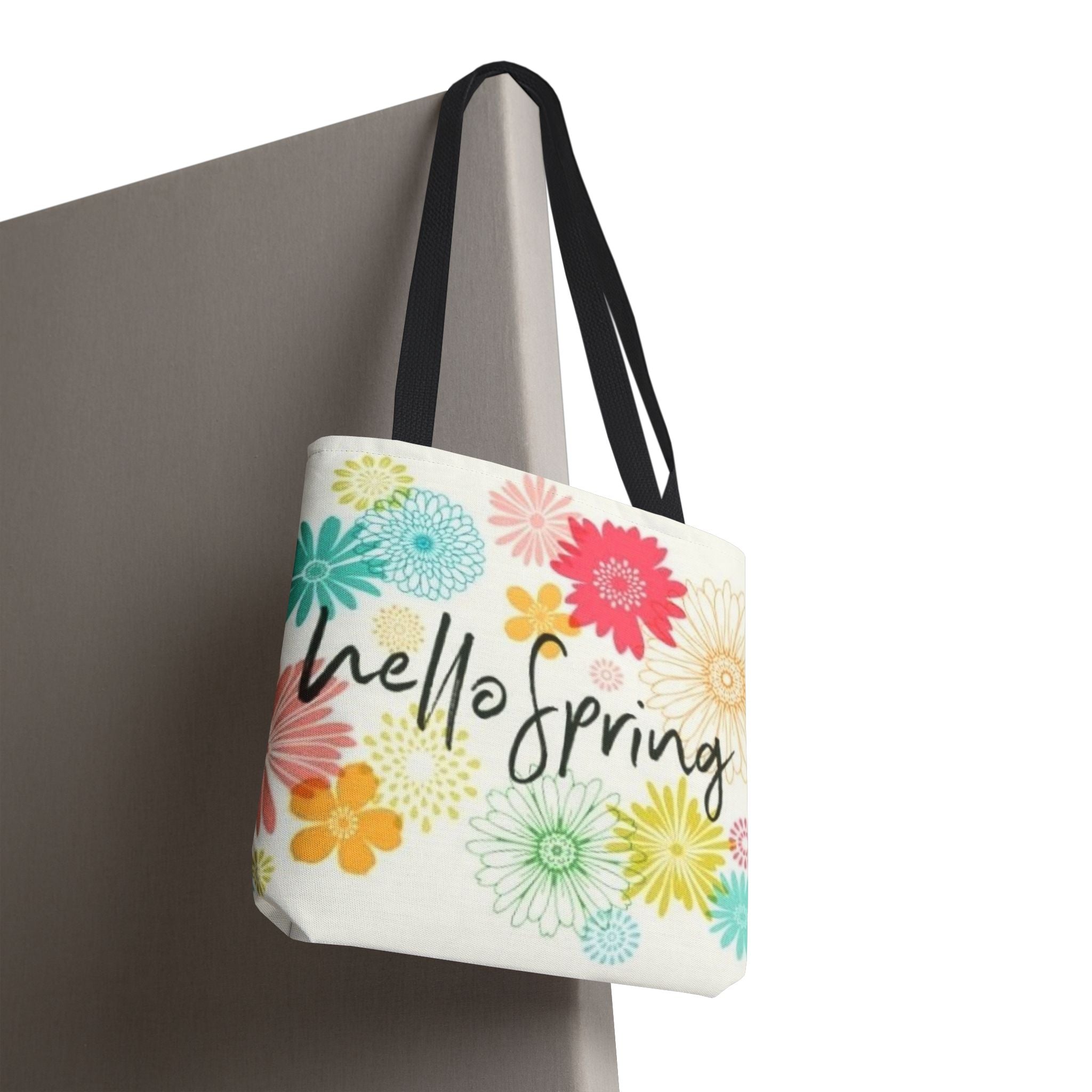 Hello Spring Floral Tote