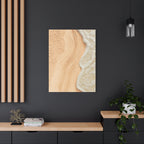 Coastal Beach Canvas Print – Sandy Shoreline Wall Art