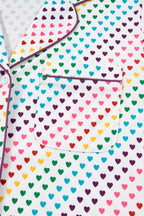 Striped Heart 2pcs Pajama Set