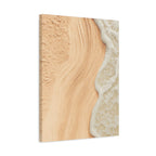 Coastal Beach Canvas Print – Sandy Shoreline Wall Art