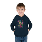 Toddler Hoodie — "God Is Good All The Time" Cute Faith Pullover