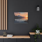 Psalm 121 Canvas Wall Art — "I Will Lift Up Mine Eyes unto the Hills" Inspirational Landscape