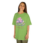 Kids T-Shirt — Watercolor Mardi Gras Mask Design