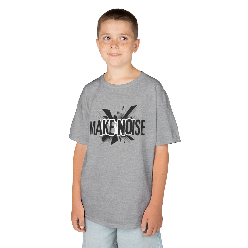 Kids Tee — "Make Noise" Graphic Shirt for Loud, Confident Kids