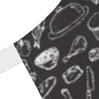 Chalkboard Kitchen Apron — Cooking Utensils Pattern