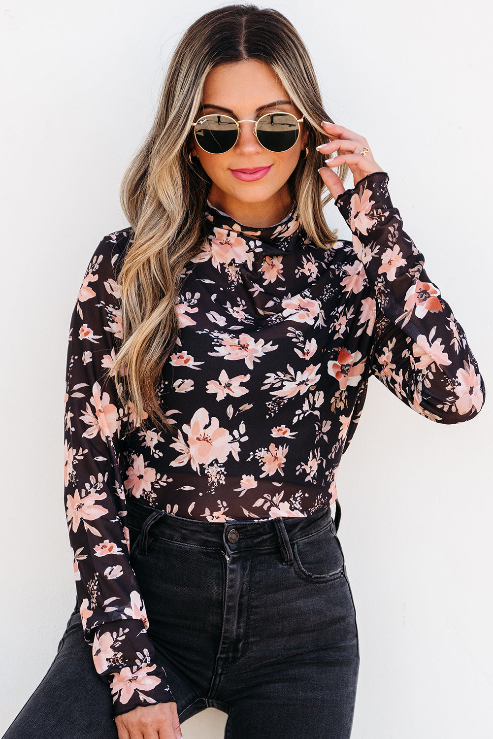 Floral Long Sleeve Blouse