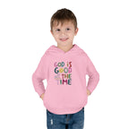 Toddler Hoodie — "God Is Good All The Time" Cute Faith Pullover
