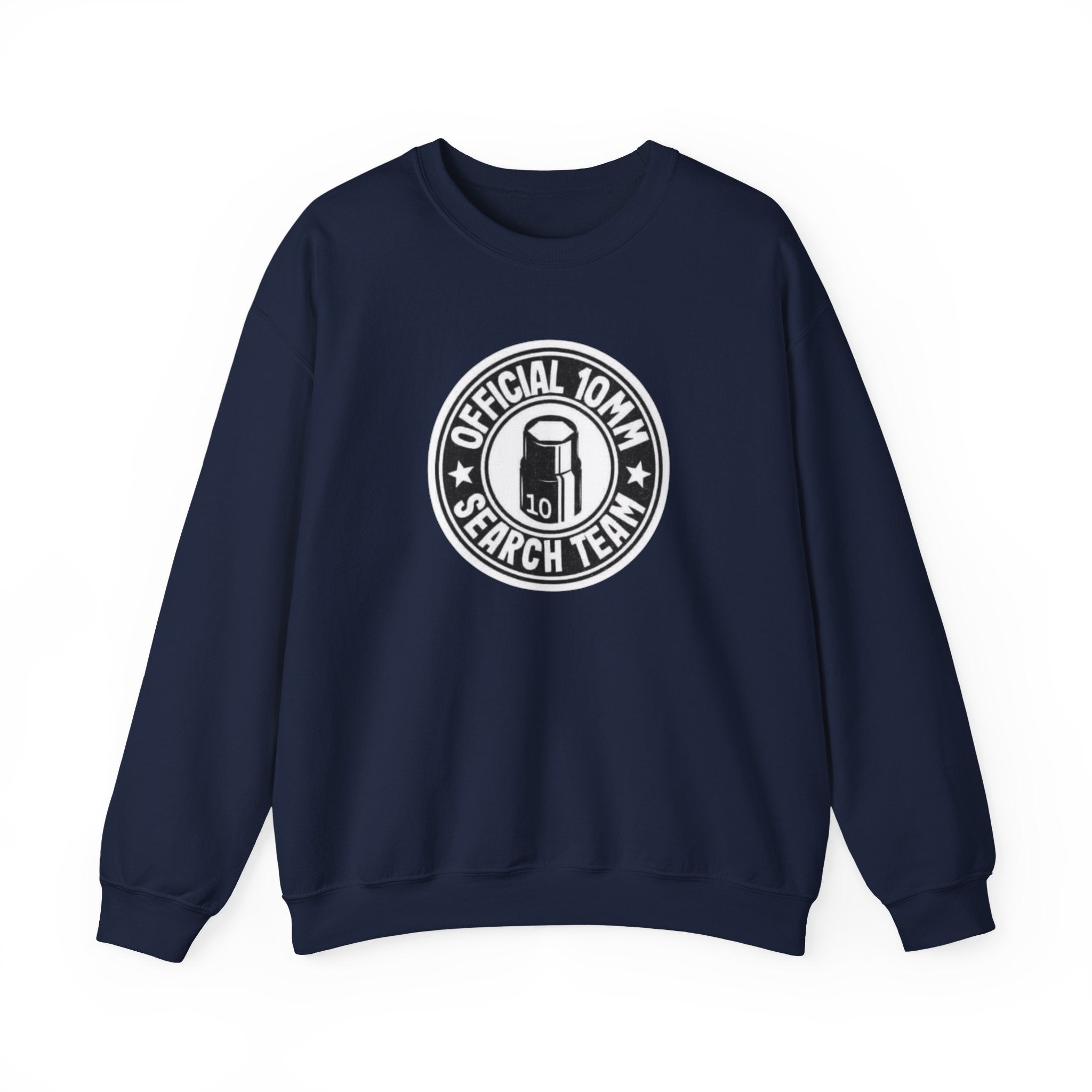 Official 10MM Search Team Crewneck Sweatshirt — Shooter Ammo Enthusiast Pullover
