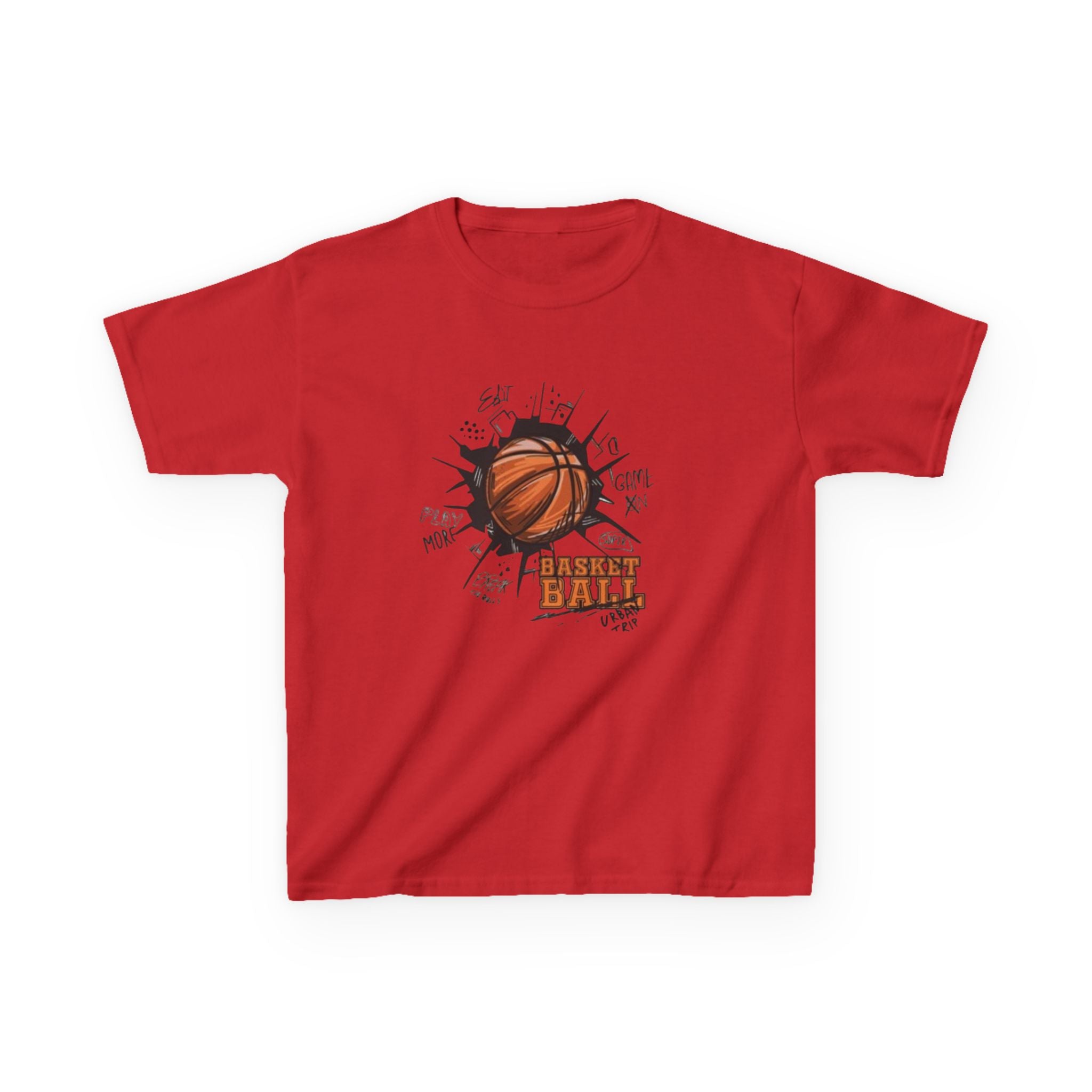 Kids Basketball Tee — Slam Dunk Graphic Shirt