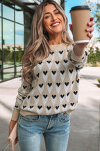 Loose Heart Sweater