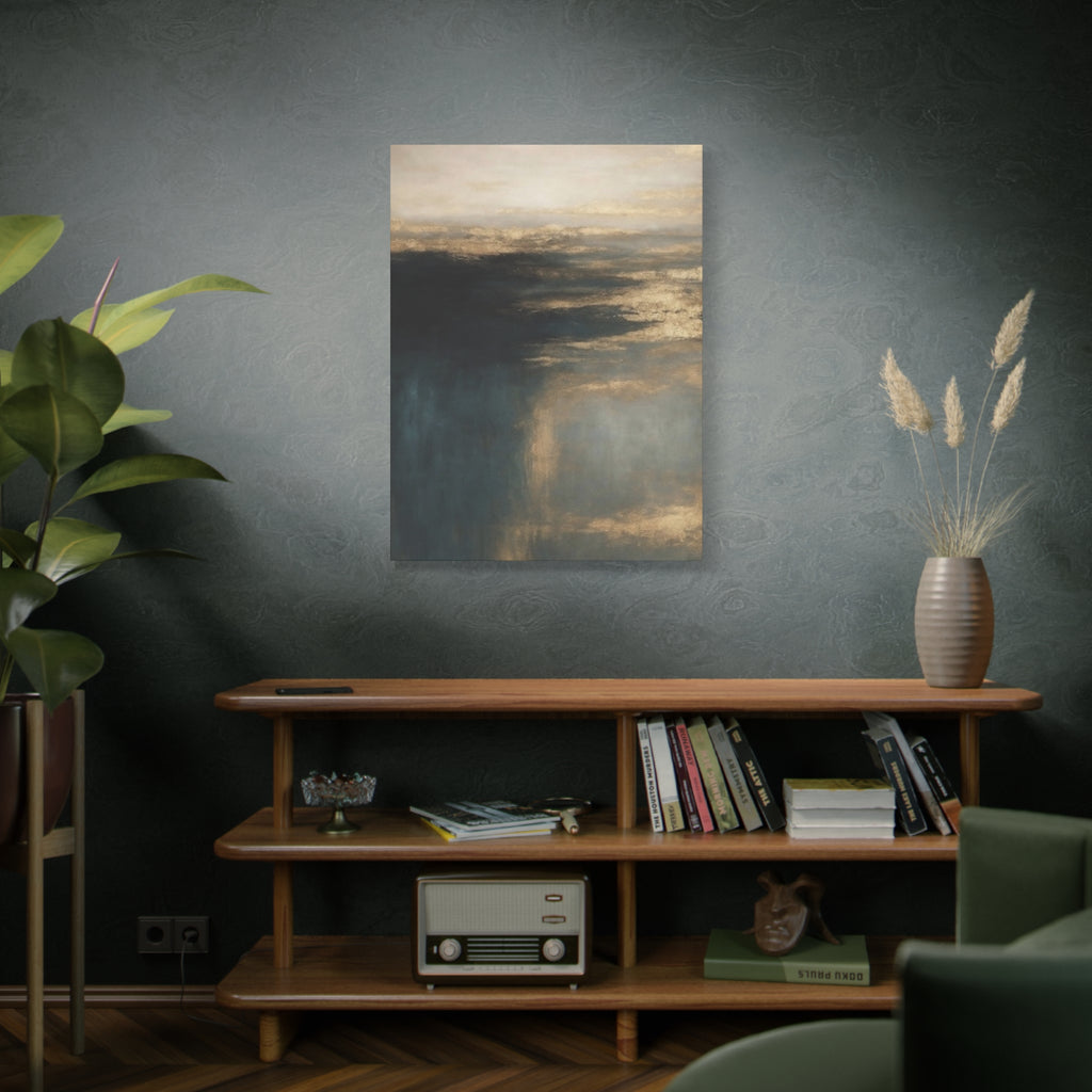 Abstract Stormy Seascape Canvas