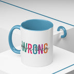 Accent Coffee Mug — "Prove Them Wrong" Colorful Motivational Ceramic Mug (11/15oz)