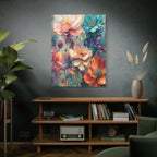 Floral Dreamscape Matte Canvas Print — Stretched 1.25"