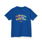 Kids Tee - "I'm Not Bossy I'm Just Always Right" Colorful Smile Graphic