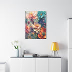 Floral Dreamscape Matte Canvas Print — Stretched 1.25"