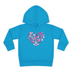 Toddler Heart Doodle Hoodie – Pink Love Icons Pullover