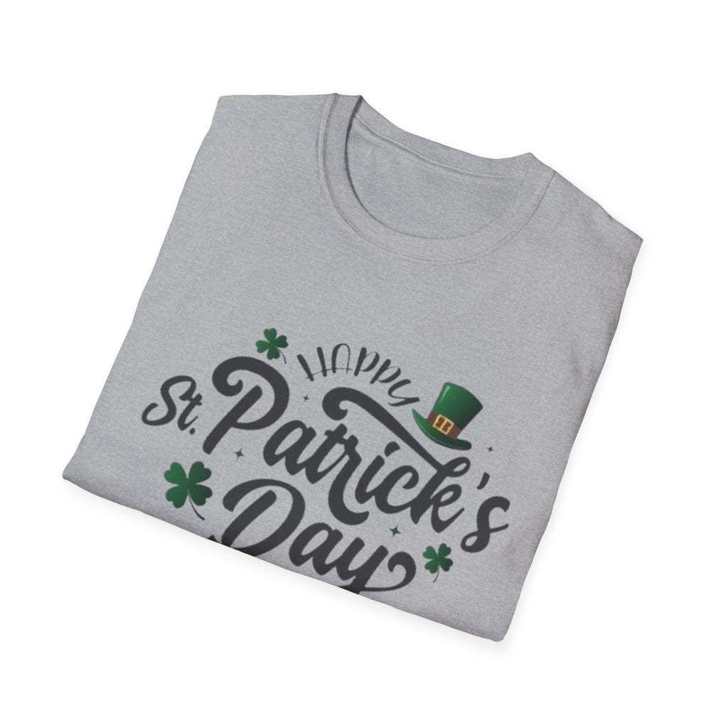 St. Patrick's Day T-Shirt – Lucky Shamrock & Leprechaun Hat Tee