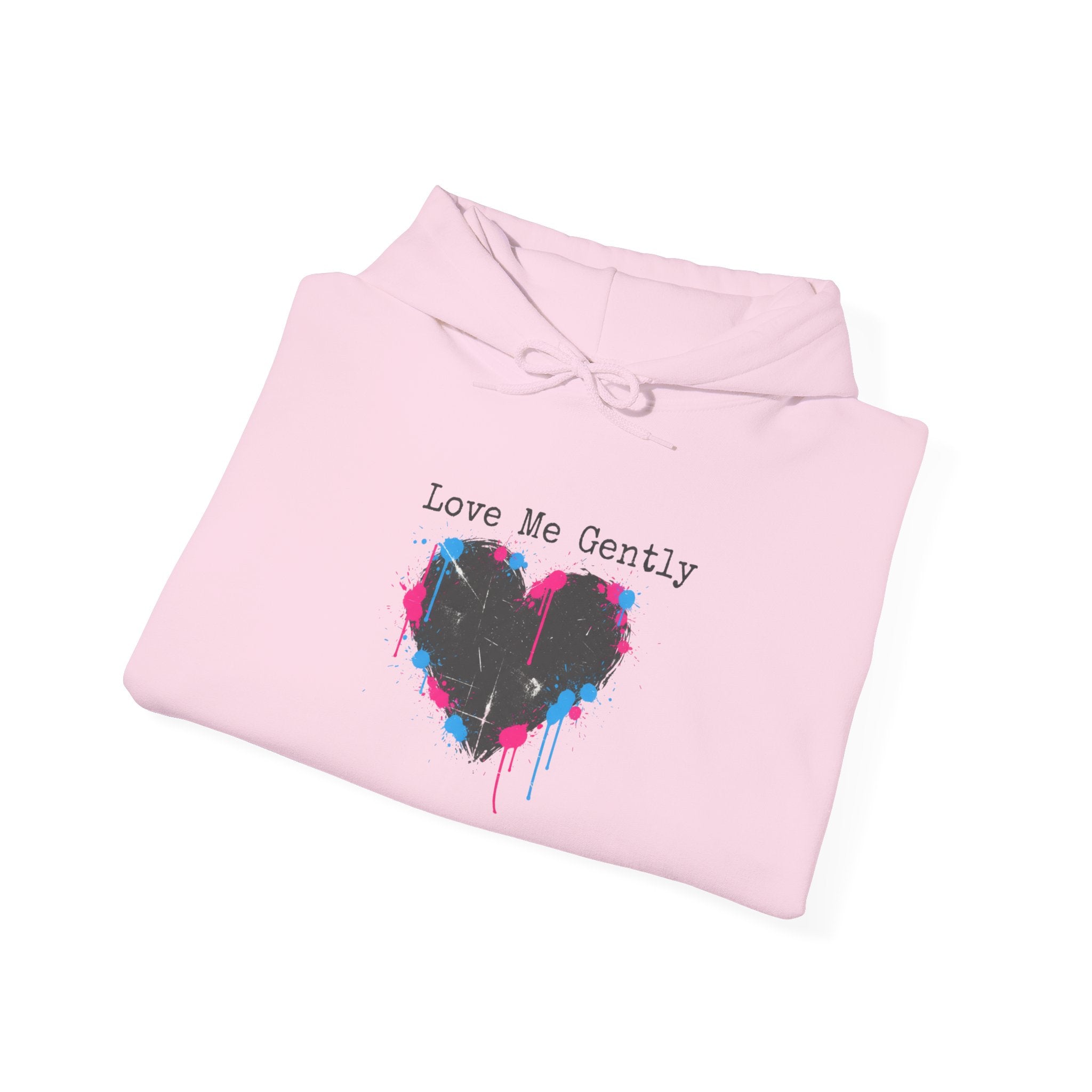 Distressed Drip Heart Hoodie | Soft Grunge Hearts, punk heart design