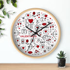 Valentine's Day Wall Clock — Love Icons Decorative Clock
