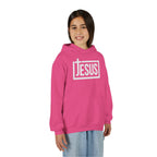Youth Jesus Hoodie — Christian Faith Pullover with Cross Logo