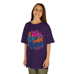 Kids T‑Shirt — "I Can Do All Things" Inspirational Rainbow Tee