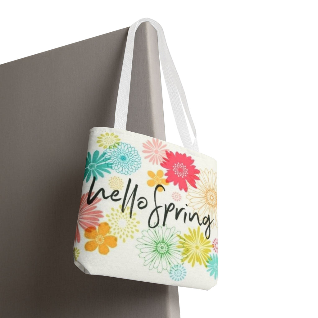 Hello Spring Floral Tote