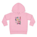 Toddler Hoodie — "God Is Good All The Time" Cute Faith Pullover