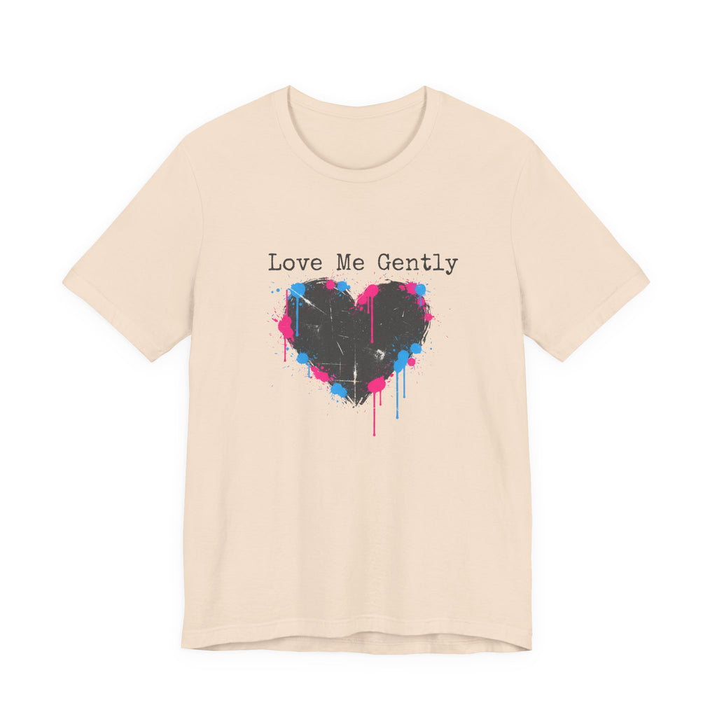 Distressed Graffiti Heart Tee | grunge heart shirt, punk heart design
