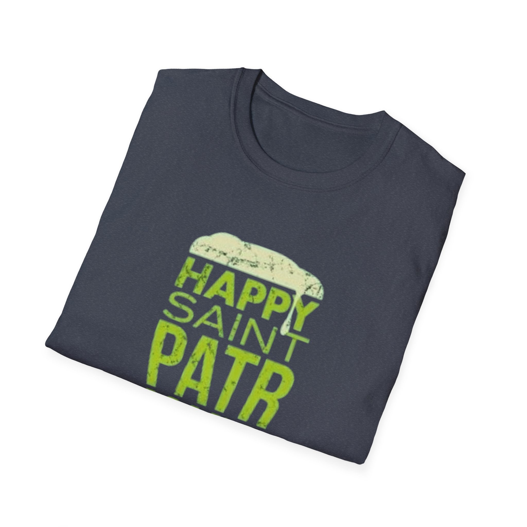 Saint Patrick's Day Beer Tee — "Happy Saint Patrick's Day" Pint Graphic T-Shirt