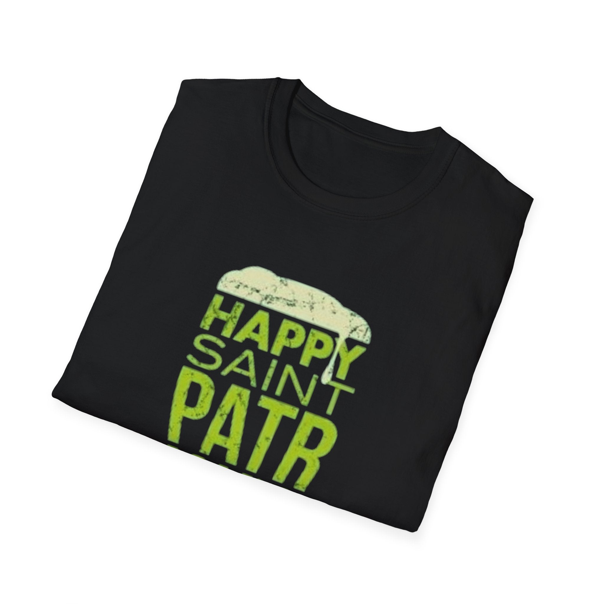 Saint Patrick's Day Beer Tee — "Happy Saint Patrick's Day" Pint Graphic T-Shirt