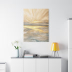 Golden Sunrise Seascape Canvas