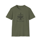 Faith T-Shirt - "WOF Woman of Faith Rooted in Christ" Christian Tee